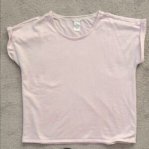 Lucky Brand Soft Pink Short Sleeve Tee- size Large, EUC, worn once